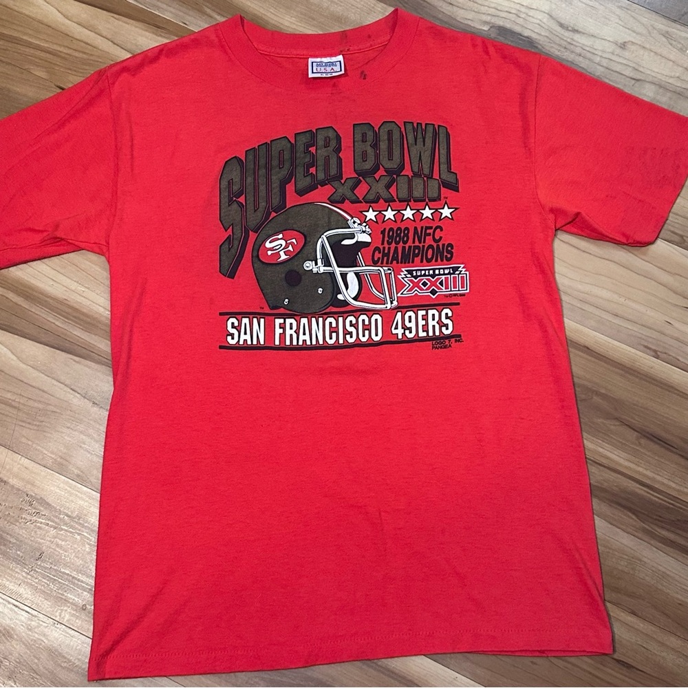 Vintage 1988 Single Stitch Super Bowl XXIII San Francisco 49ers T-Shirt